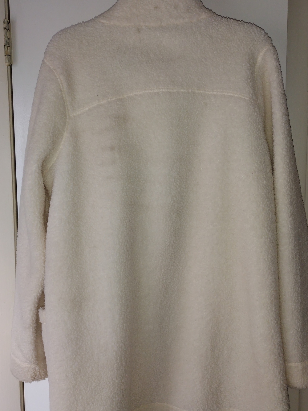 Cream Teddy Jacket - Picture 2 of 3